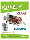 CLAAS Mähdrescher Europa mit Perkins Motor 4.270 Bedienungsanleitungen & Bild- Ersatzteillisten mit Explosionzeichnungen  -  annoligno 729